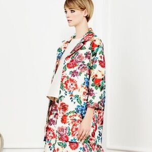 Trelise Cooper White Floral Button Down Jacket